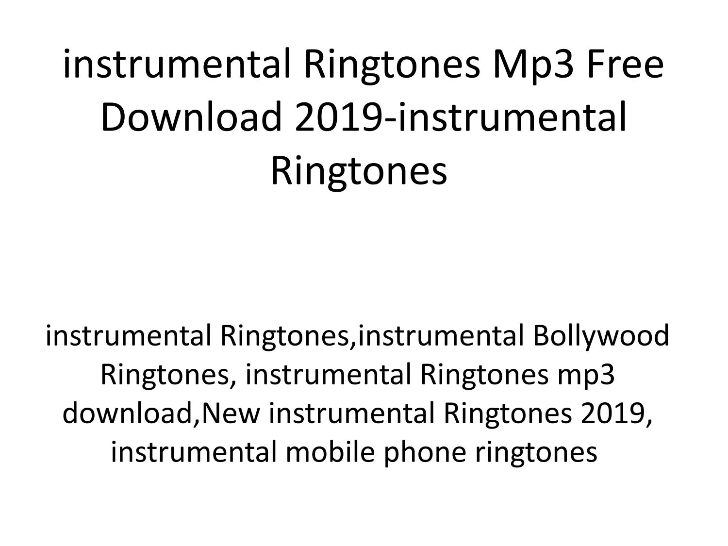 Bollywood ringtones mp3 download for mobiles